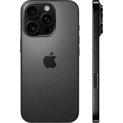 Смартфон Apple iPhone 16 Pro (eSIM) 256 ГБ черный титан