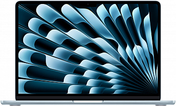 Ноутбук Apple MacBook Air 15" (M4, 2025) 16 ГБ, 256 ГБ SSD, "небесно-голубой"